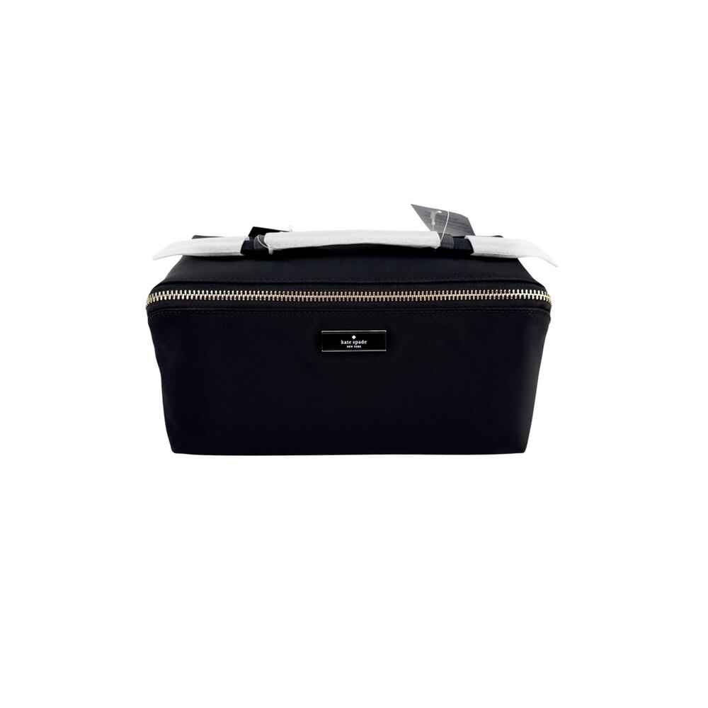 KATE SPADE New York Carter Nylon Travel Cosmetic Pouch in Black - Picture 2 of 11